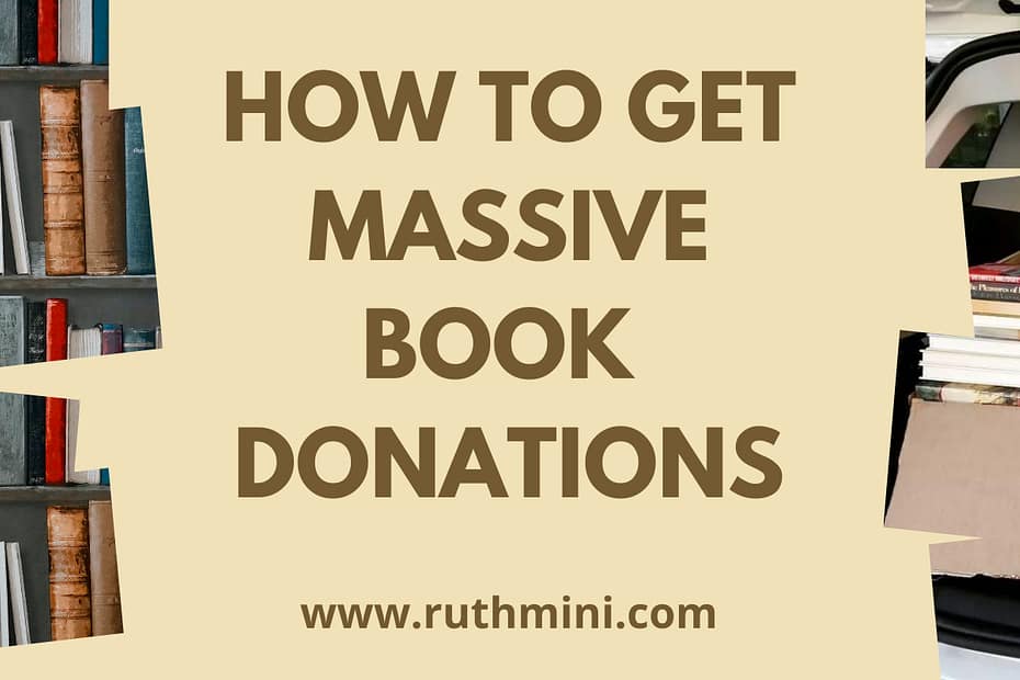 Massive Book Donations Banner